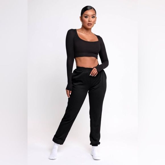 My Outfit Online Cozy Ribbed Joggers - Picture 2 of 11